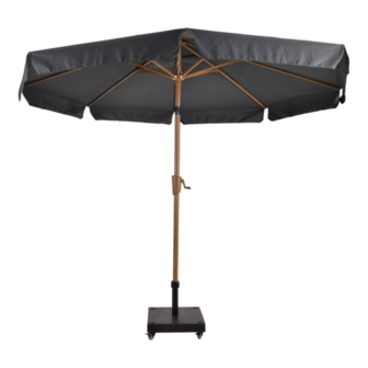 Parasol Libra houtlook grijs maat: 3 meter