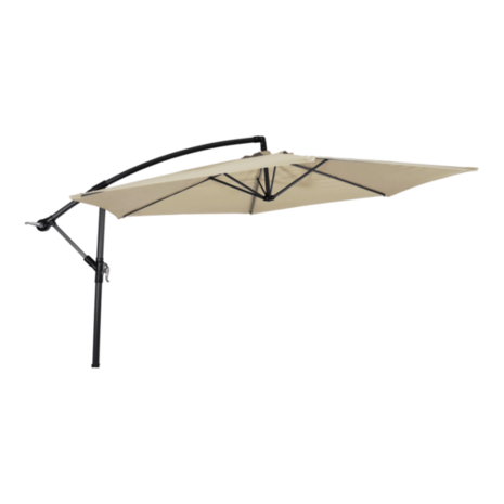 Zweefparasol Gemini, 3 meter, ecru