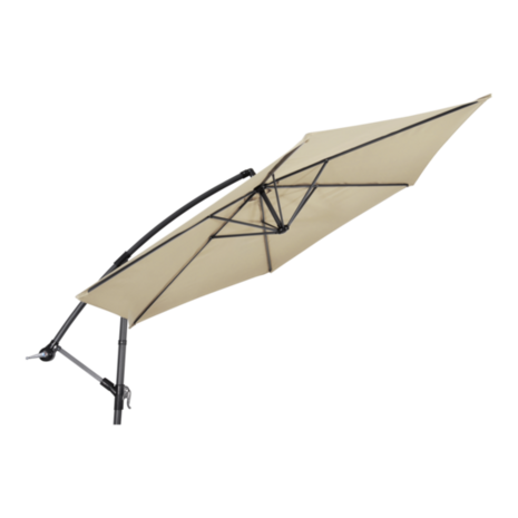 Zweefparasol Gemini, 3 meter, ecru