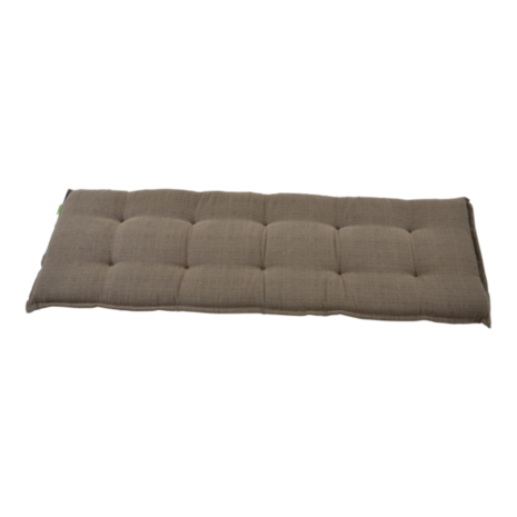 Bankkussen taupe, lengte 120 cm, breedte 47 cm, dikte 6 cm