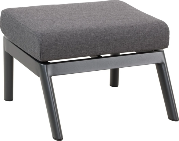 Lounge hocker Florence Aluminium