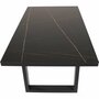 Lounge tafel hoog Monaco Negro 140x80cm