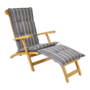 Tuinkussen deckchair streep antraciet