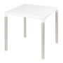 Tafel Bella kunststof wit, 70x70x72cm