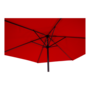 Parasol Gemini 3 meter, rood